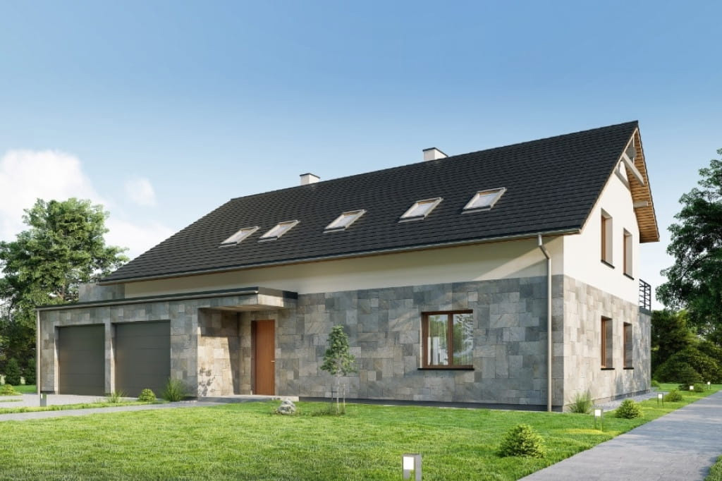 Projekty domów z osobną łazienką w sypialni Master Bedroom
